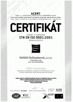 Certifikát STN EN ISO 9001:2001