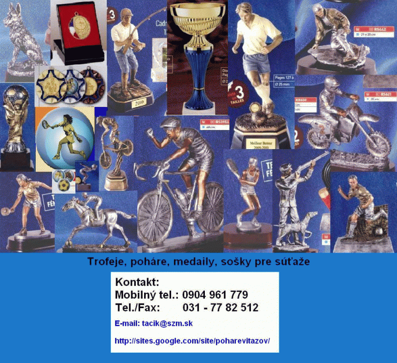 Trofeje pre víťazov