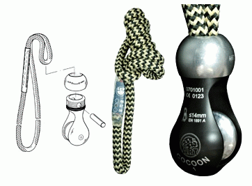 Potřeby pro výstup a práci v koruně stromu - Pomocný materiál a příslušenství, polohovací prvky