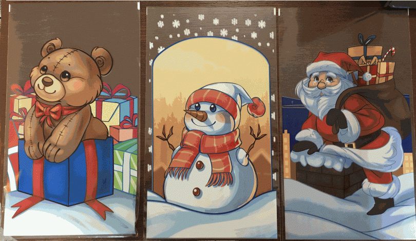 Vianočné sačky - vrecká