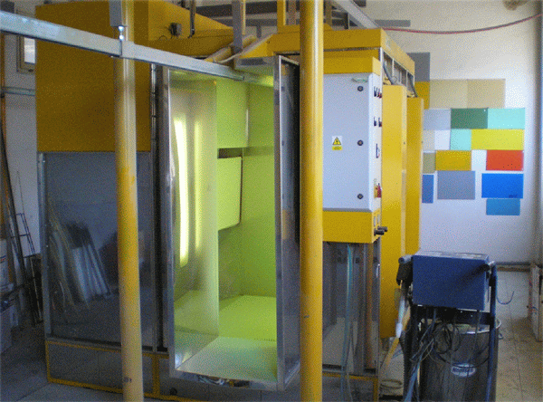 Prášková lakovna KOMAXIT