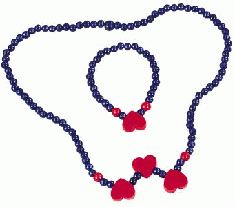 Dřevěná bižuterie a perle