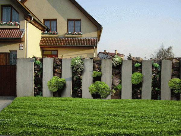 Realizácia skalkových plotov