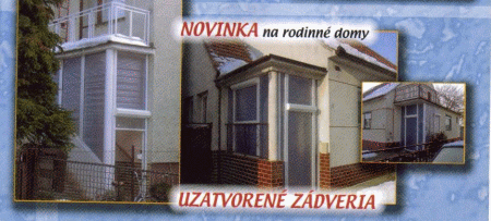 Balkónové systémy,zádverie