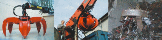 Šrotové magnety,nakládací technika pro kovošroty