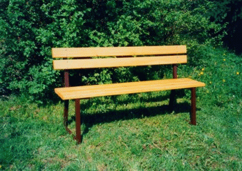 Lavička zahradní lehká - rovná