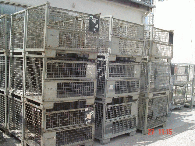 Predám použité gitterboxy  /1240x835x970 mm/ UIC