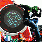 LED EYKI štýlové hodinky