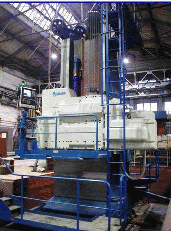 Škoda W 160 CNC – vodorovná vyvrtávačka desková