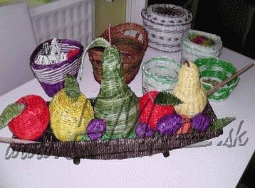 Ručná práca - Papierové dekorácie