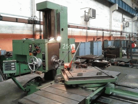 Tos W 75 - vodorovná vyvrtávačka stolová