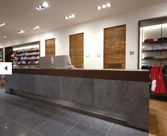 Pohľadový betón - MDF panely s betónovými štruktúrami pre obklady pulty aj nábytok