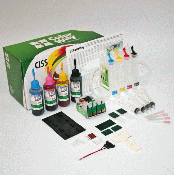 CISS ColorWay pre Epson (SX130CC-4.1) S22/SX125-445