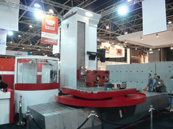 Fermat WFT 13 CNC – vodorovná vyvrtávačka stolová, veletržní stroj