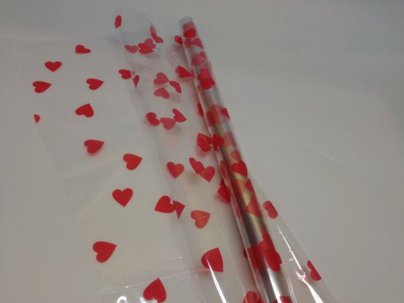 Srdiečkový celofán