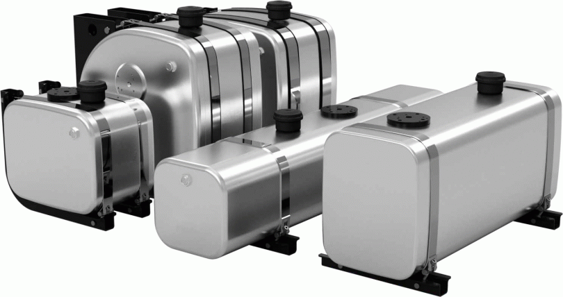 Hydraulika a olejové nadrže na nákladné auta