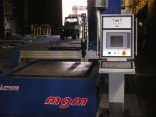 Rezanie hutníckeho materiálu plazmovým lúčom