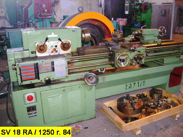 Sústruh SV 18 RA/ 1250 r. 1984