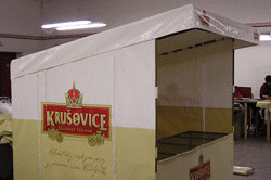 Párty stany, Prodejní stánky