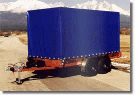 Prívesy dvojnápravové brzdené