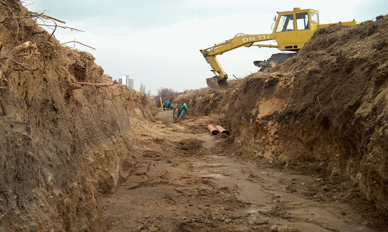 Prípravné práce na stavbu, ručné výkopové práce, maliarske a natieračské práce