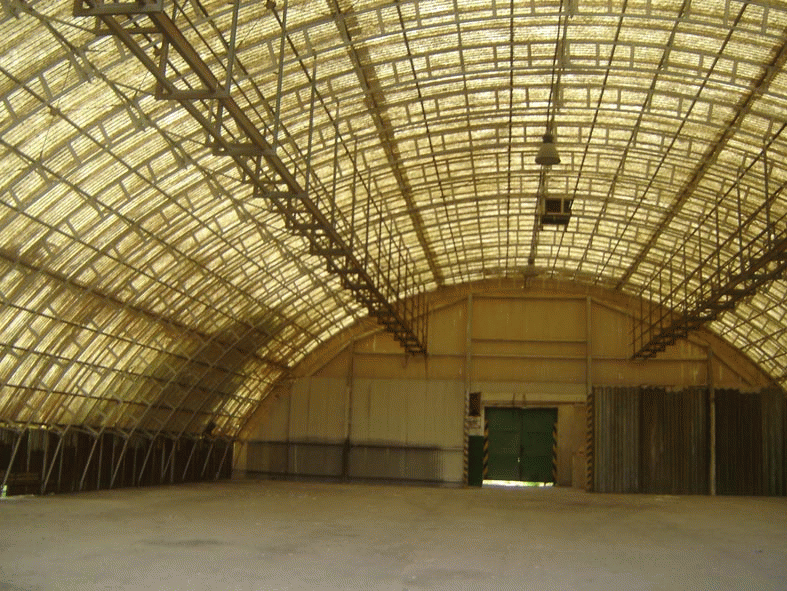 Hala oblúková rozmer 25x60 m - vhodná na stavbu jazdiarne 