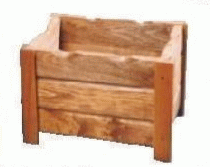 Drevené výrobky - kŕmitka, kvetináče, studne