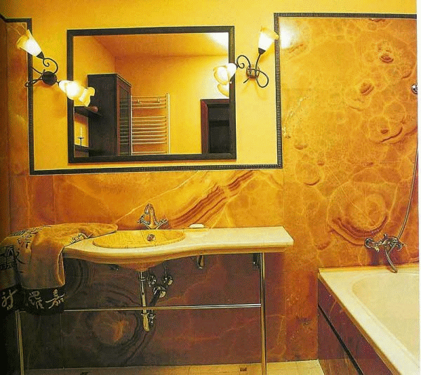 Kúpeľňové pracovné dosky, žulové a mramorové umývadlá