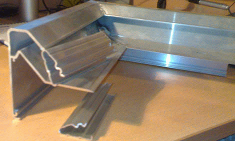 Ploché střechy - ALU profil