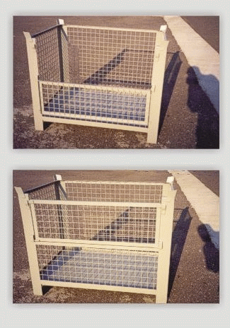 Klasické kovové palety