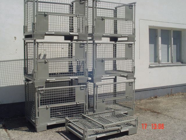 Gitterbox  paleta /použitá/skladacia 10  kusov