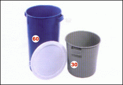 Plastová nádoba s dvoma držiakmi  60 L,, na kvas,  