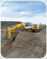 Raupenbagger von Liebherr