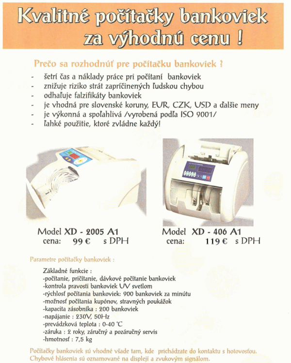 Počítačka bankoviek