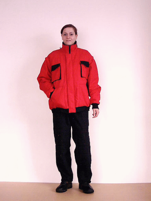 Bunda zimní odepínací rukáv