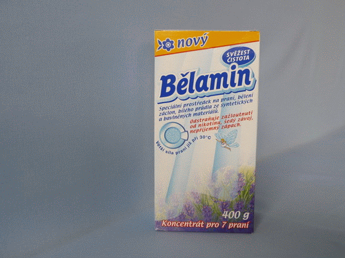 Bělamin - Špeciálny prostriedok na pranie a bielenie záclon,