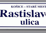 Tabule s názvami ulíc a súpisné a orientačné čísla