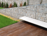Obklad gabion  Devín
žulové odseky