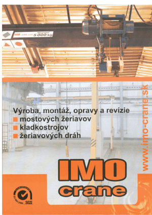 Prospekt IMO-CRANE prvá str